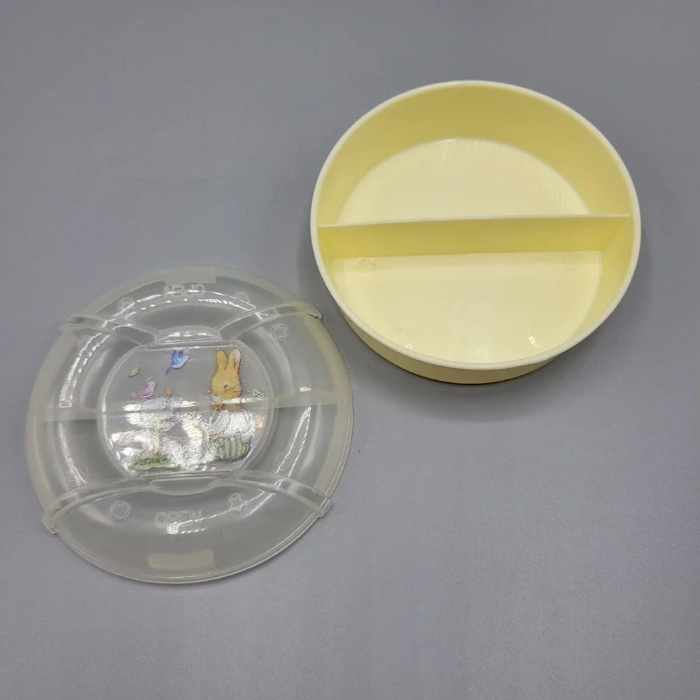 Bunny Rabbit Cereals On The Go 2 Compartment Cereal Container Pecoware Taiwan
